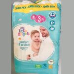 Asda Little Angels Comfort & Protect Size 3 Nappies Jumbo Pack (Pack of 98)