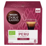 Peru Cajamarca Espresso Nescafe Dolce Gusto Coffee Pods