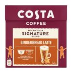 Costa Gingerbread Latte Nescafe Dolce Gusto Coffee Pods (open box with extra free pods)