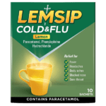 Lemsip Cold & Flu Lemon Flavors 10 Sachets
