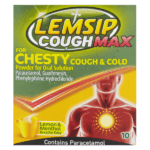 Lemsip Cough Max for Chesty Cough and Cold Powder for Oral Solution (Pack of 10)