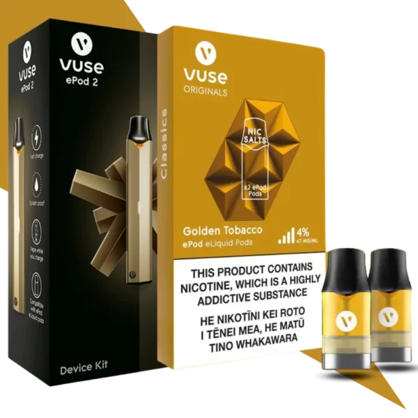 VUSE Epod 2 Gold + Golden Tobacco (Promo)