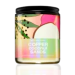 Copper Coconut Sands Single Wick Candle 198g