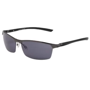 Onfire Mens Sports Supra Semi Rimless Sunglasses Metallic