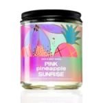 Pink Pineapple Sunrise Single Wick Candle 198g