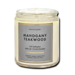 Mahogany Teakwood Single Wick Candle 198g