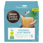 Coconut Flat White Nescafe Dolce Gusto Coffee Pods (open box with free extra pods)