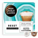 Reset Cappuccino With Protein & B Vitamins Nescafe Dolce Gusto Coffee Pods