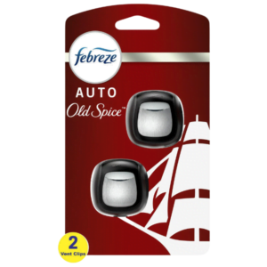 Febreze Auto Air Freshener Vent Clip Old Spice Scent