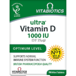 Vitabiotics Ultra Vitamin D 1000IU 96 Tablets