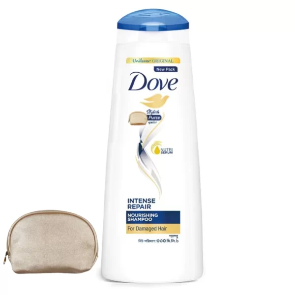 Dove Intense Repair Shampoo 330ml (Stylish Purse Free)