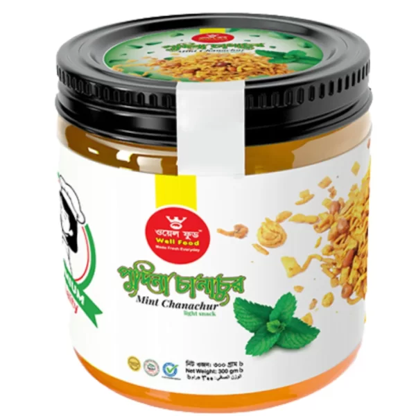 Well Food Mint Leaf Chanachur 300gm