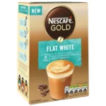 Nescafe Gold Flat White Instant Coffee Sachets 8 x 12.5g