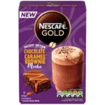 Nescafe Gold Chocolate Caramel Brownie Mocha Instant Coffee Sachets 7 X 21.4g