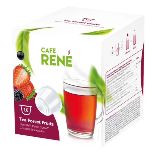 Café Rene Forest Fruit Tea Nescafe Dolce Gusto Pods