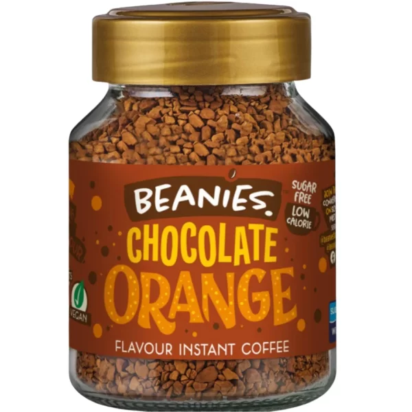 Beanies Chocolate Orange Flavour Instant Coffee 50g
