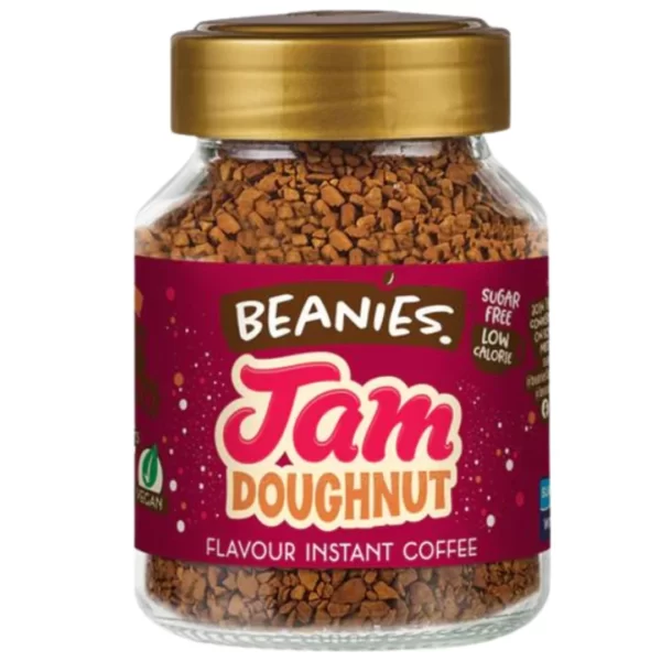 Beanies Jam Doughnut Flavour Instant Coffee 50g