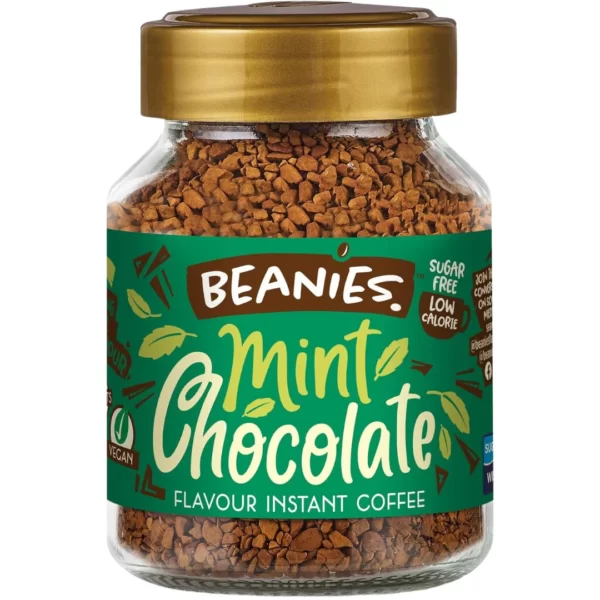 Beanies Mint Chocolate Flavour Instant Coffee 50g