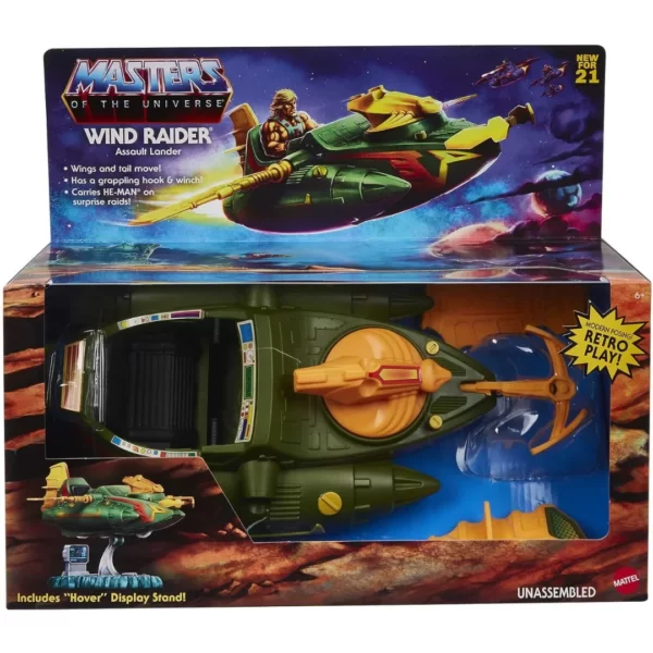 Masters of the Universe Origins Wind Raider Vehicle with Tow Hook