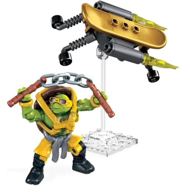 Mega Bloks Teenage Mutant Ninja Turtles Mikey Turbo Skateboard