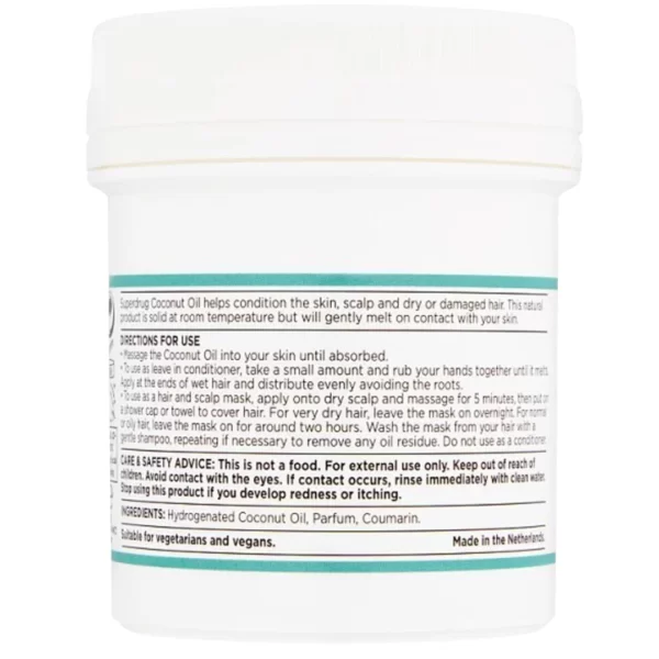 Superdrug Coconut Oil For Hair & Skin 125ml