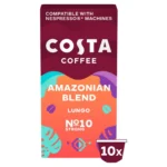 Costa Intensely Dark Amazonian Blend Lungo Nespresso Coffee Pods