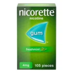 Nicorette Freshmint 4mg Nicotine Gum 105s