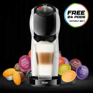 Free 24-Pods with Nescafe Dolce Gusto De’Longhi Genio S Pod Coffee Machine
