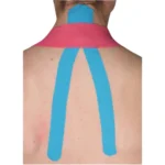 More Mile Pre-Cut Neck Support Kinesiology Tape (Blue)