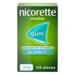 Nicorette Icy White 2mg Nicotine Gum 105s