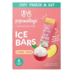 Popsmalaya Ice Bars Lychee Peach