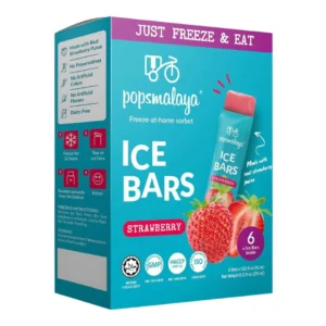 Popsmalaya Ice Bars Strawberry
