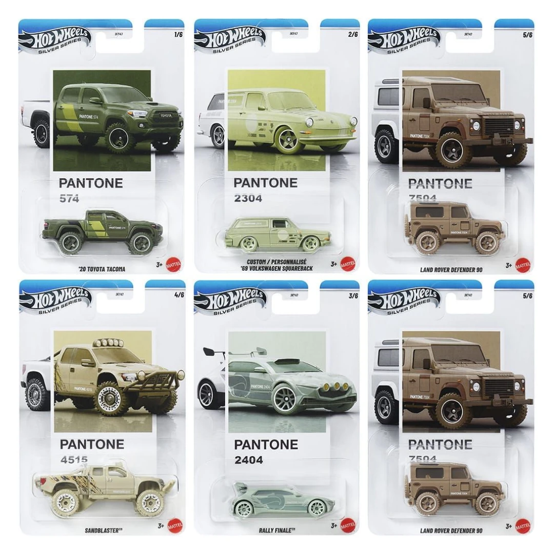 2026 Hot Wheels Silver Series Pantone Set – Mix 2
