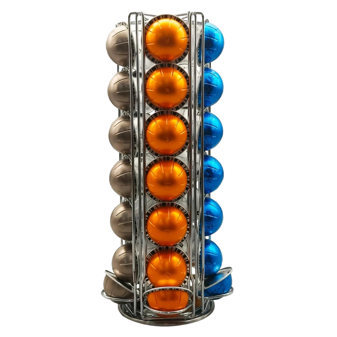 28 Coffee Capsule Stand Rotating Holder for Nespresso Vertuo