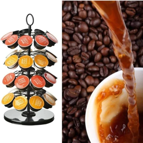 36 Dolce Gusto Coffee Pods Rotating Holder