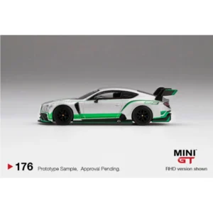 Mini GT Bentley Continental GT3 Presentation Car No. 176