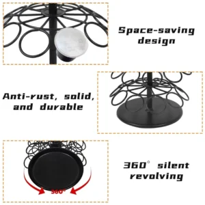 40 Coffee Pods Rotating Holder Stand for Nespresso Orginal