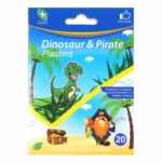 Dinosaur & Pirate Kids Plasters (20 Strips)