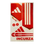 Adidas Incurza Heat 3D Embossed Cricket Bat Sticker (Red White)
