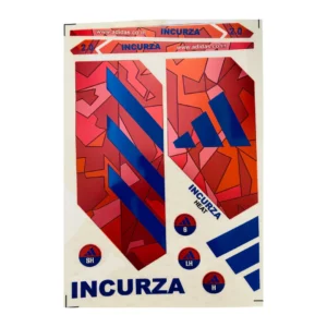 Adidas Incurza Heat 3D Embossed Cricket Bat Sticker