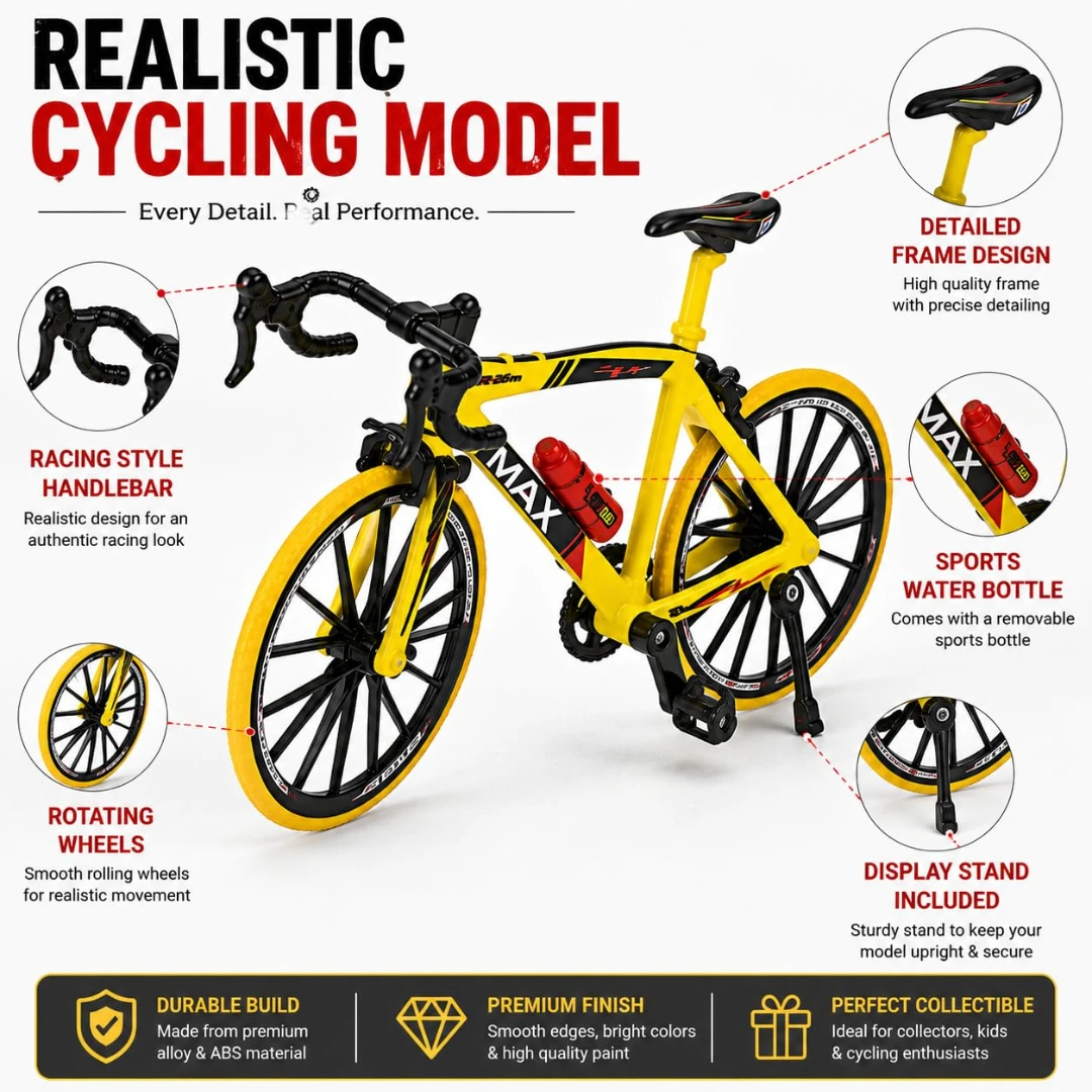 Alloy Bicycle Model Ornaments