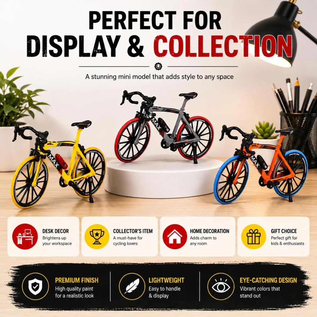 Alloy Bicycle Model Ornaments