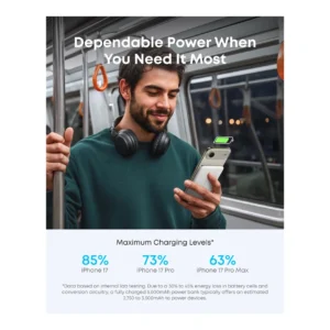 Anker Nano Ultra-Slim Magnetic Wireless Power Bank 5000 mAh (White)
