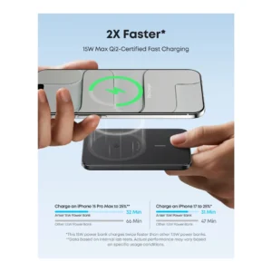Anker Nano Ultra-Slim Magnetic Wireless Power Bank 5000mAh (Black)