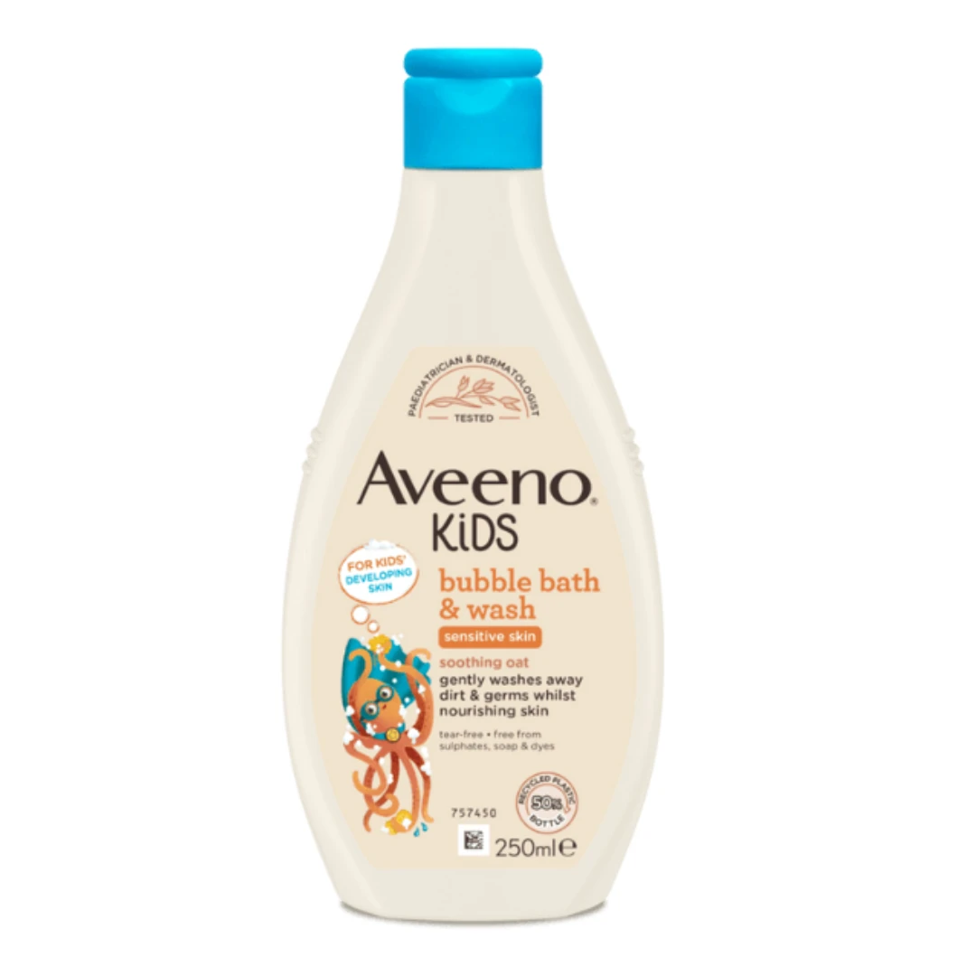 Aveeno Kids Bubble Bath & Wash 250ml