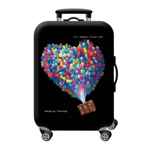 Balloon Heart Luggage Protective Cover