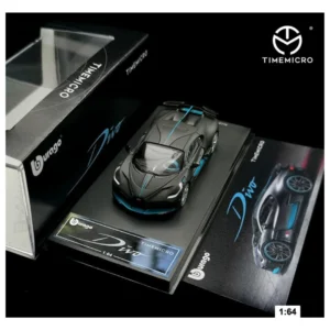 Bburago x TimeMicro Bugatti Divo (Dark Grey)