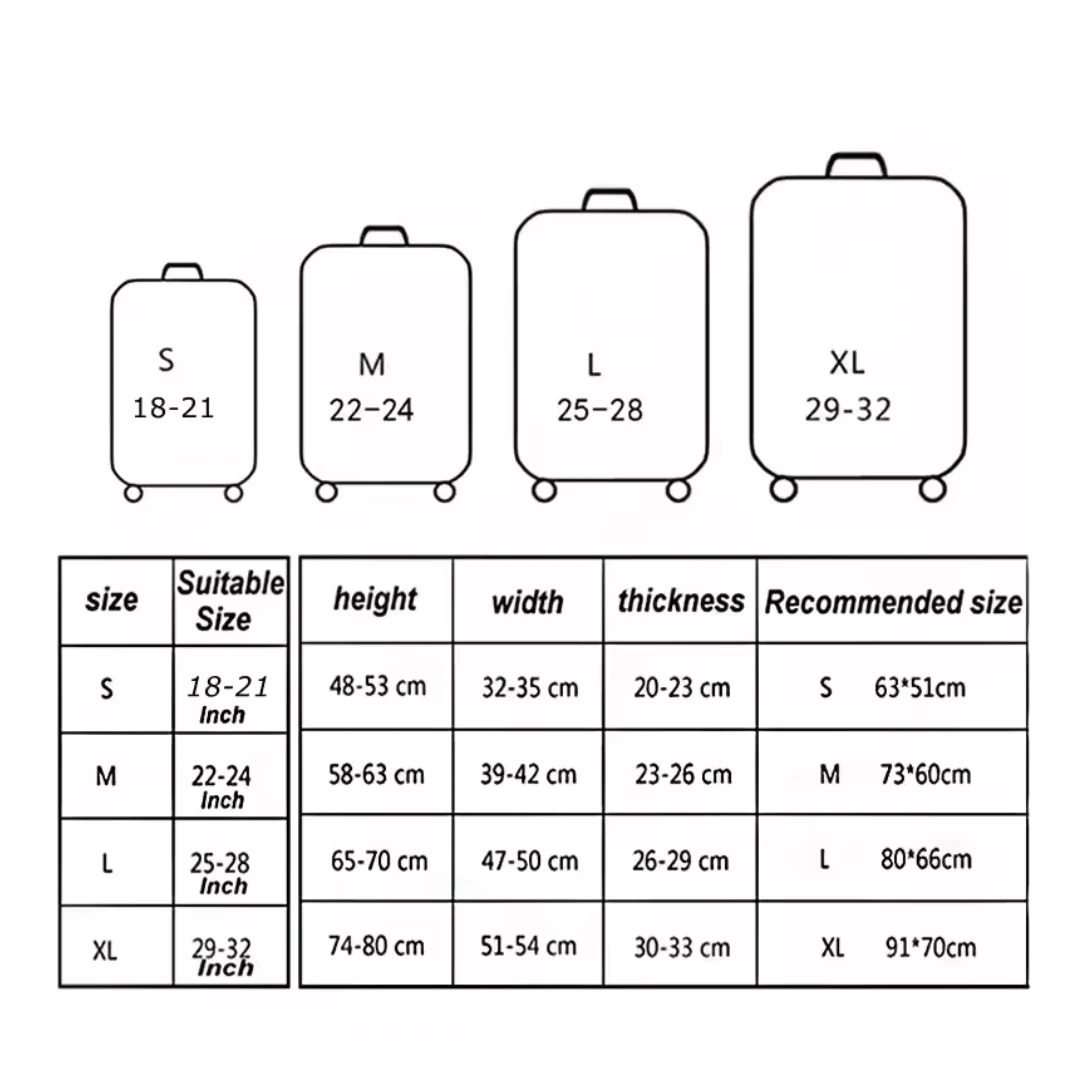 Black Rainbow Map Travel Luggage Cover