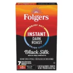 Black Silk Dark Roast Folgers Instant Coffee Sachets