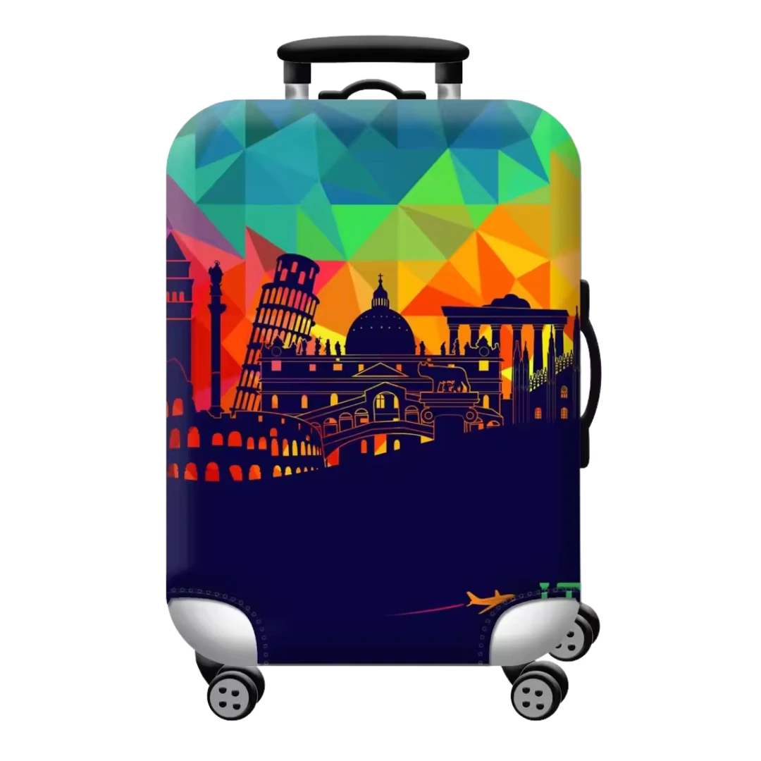 Blue Travel Luggage Cover